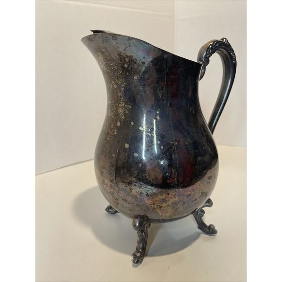 Vintage Mid Century FB Rogers Silver Co Silverplate Water Pitcher - Picture 2 of 12